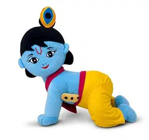 Manohar- Baby Krishna crawling Soft Doll Baby Krishna Plush Toy for Kids