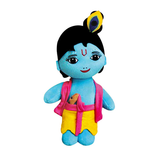 Murlidhar Krishna standing with Murli Soft Doll Medium