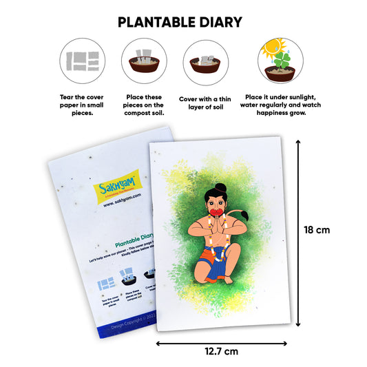 Hanuman Plantable Notepad - 40 writable pages