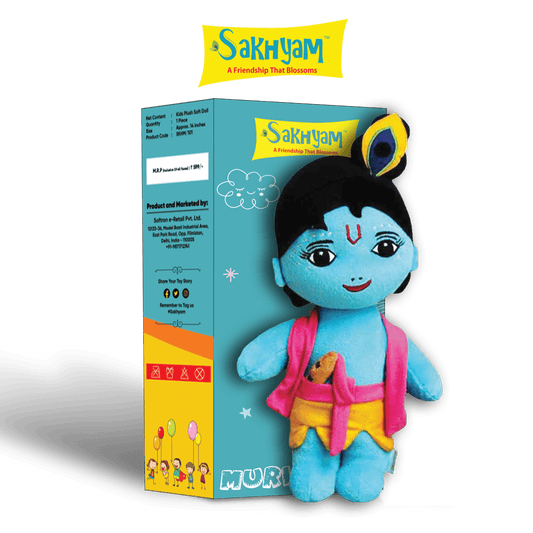 Murlidhar Krishna Soft Dolls (Toys)- 13 Inches