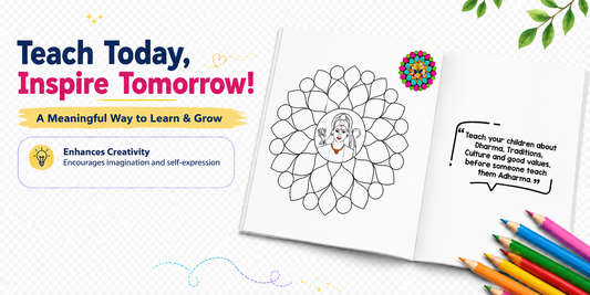 Value Based Colouring Books for Children – Creative Learning with Sakhyam