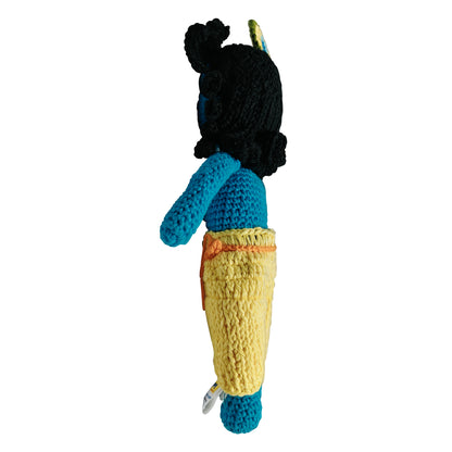 Crochet Krishna Doll [Height - 7 inches] [Handmade - Cotton thread]
