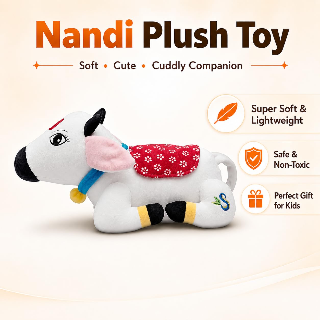 Cow Series Soft Toys Combo (Medium) | Plush Toys Gift Set for Kids | Soft Plush | Premium Fabric | Ideal Gift