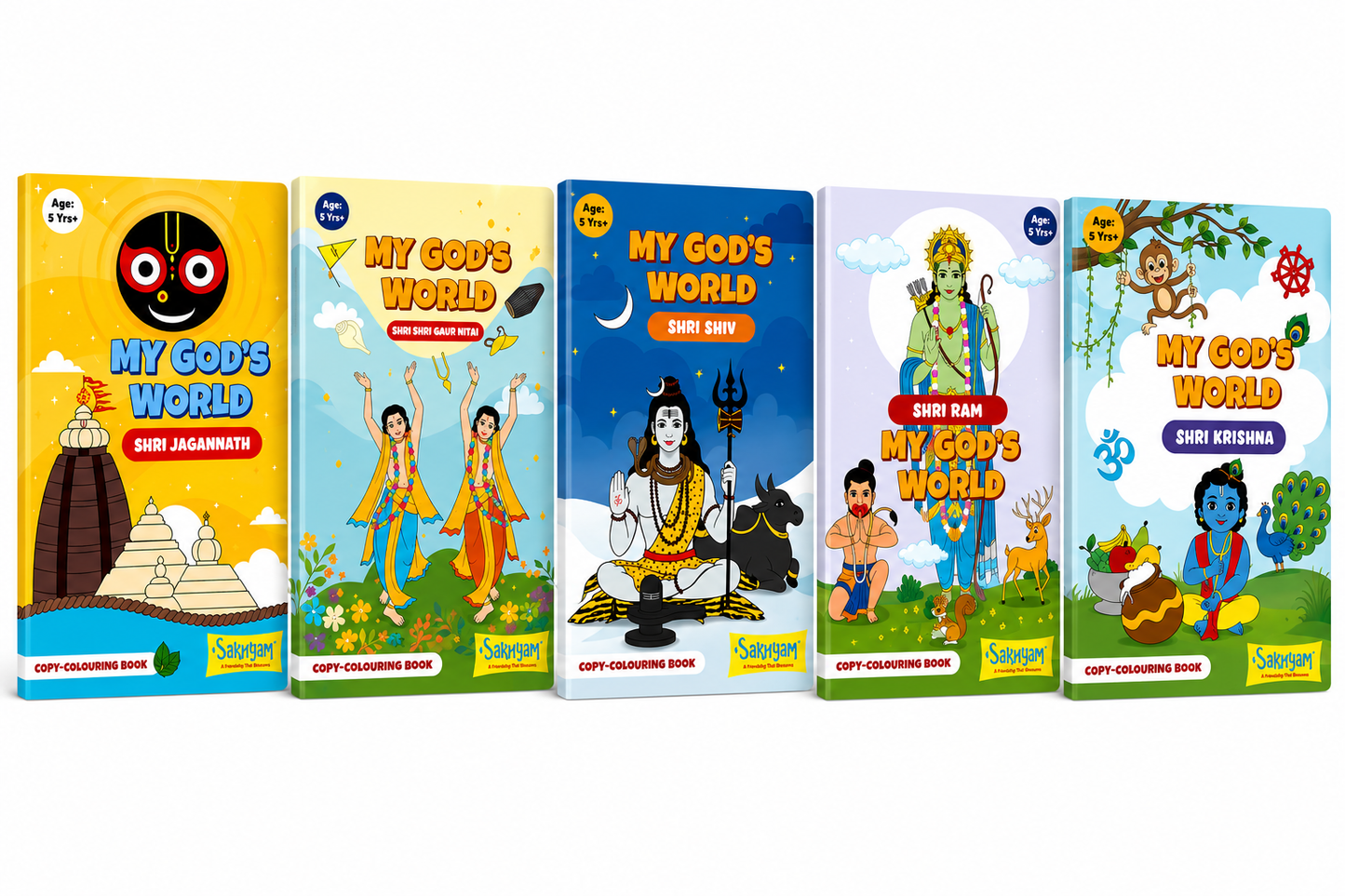 My God's World Series Combo | Educational & Copy Colouring Books Set for Kids