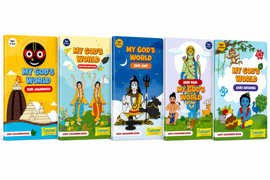 My God's World Series Combo | Educational & Copy Colouring Books Set for Kids