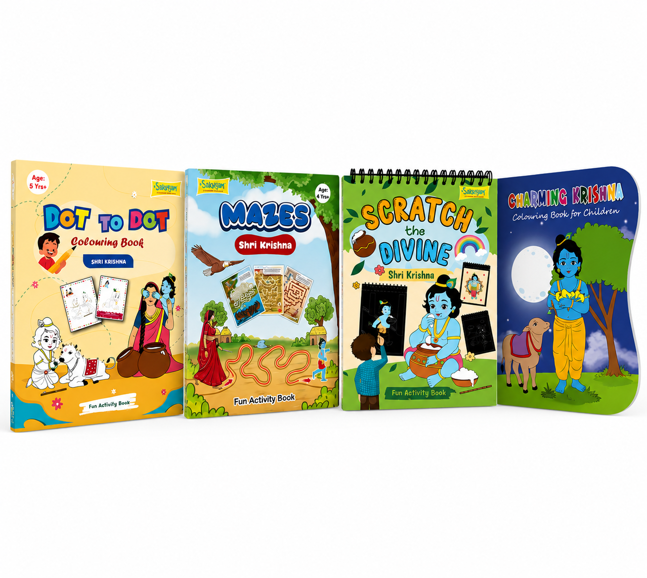 Activity Books (32 Pages) Combo | Educational & Coloring Books Set for Kids