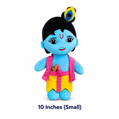 Murlidhar Krishna standing with Murli Soft Doll 10 Inches Small