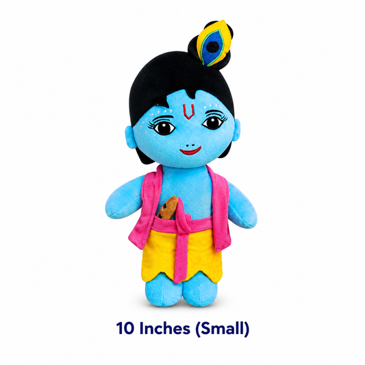 Murlidhar Krishna standing with Murli Soft Doll 10 Inches Small