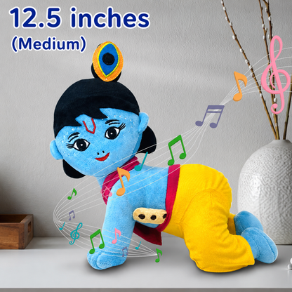 Manohar- Baby Krishna crawling Soft Doll [Sound box Available]