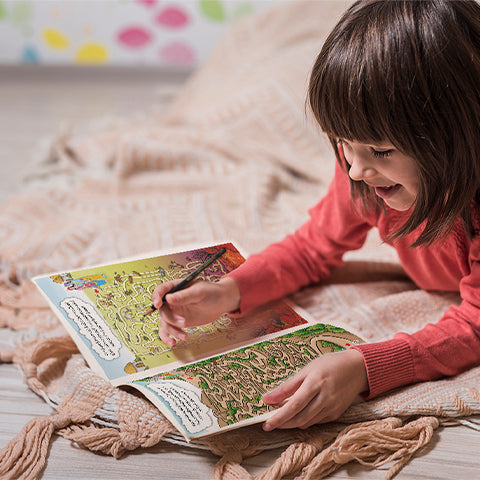Mazes - Shri Krishna, Kids Activity Book [Pages: 32]
