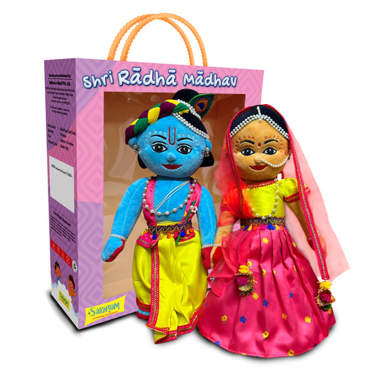 Radha Madhav Krishna Soft Dolls (Toys)