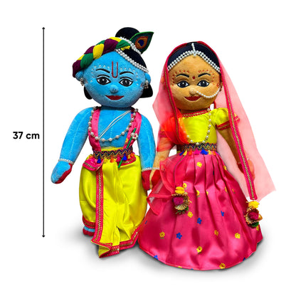 Radha Madhav Krishna Soft Dolls (Toys)