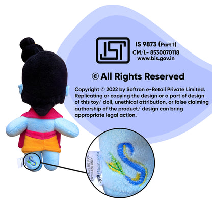 Murlidhar Krishna Soft Doll - Small [10 Inches Apprx.]