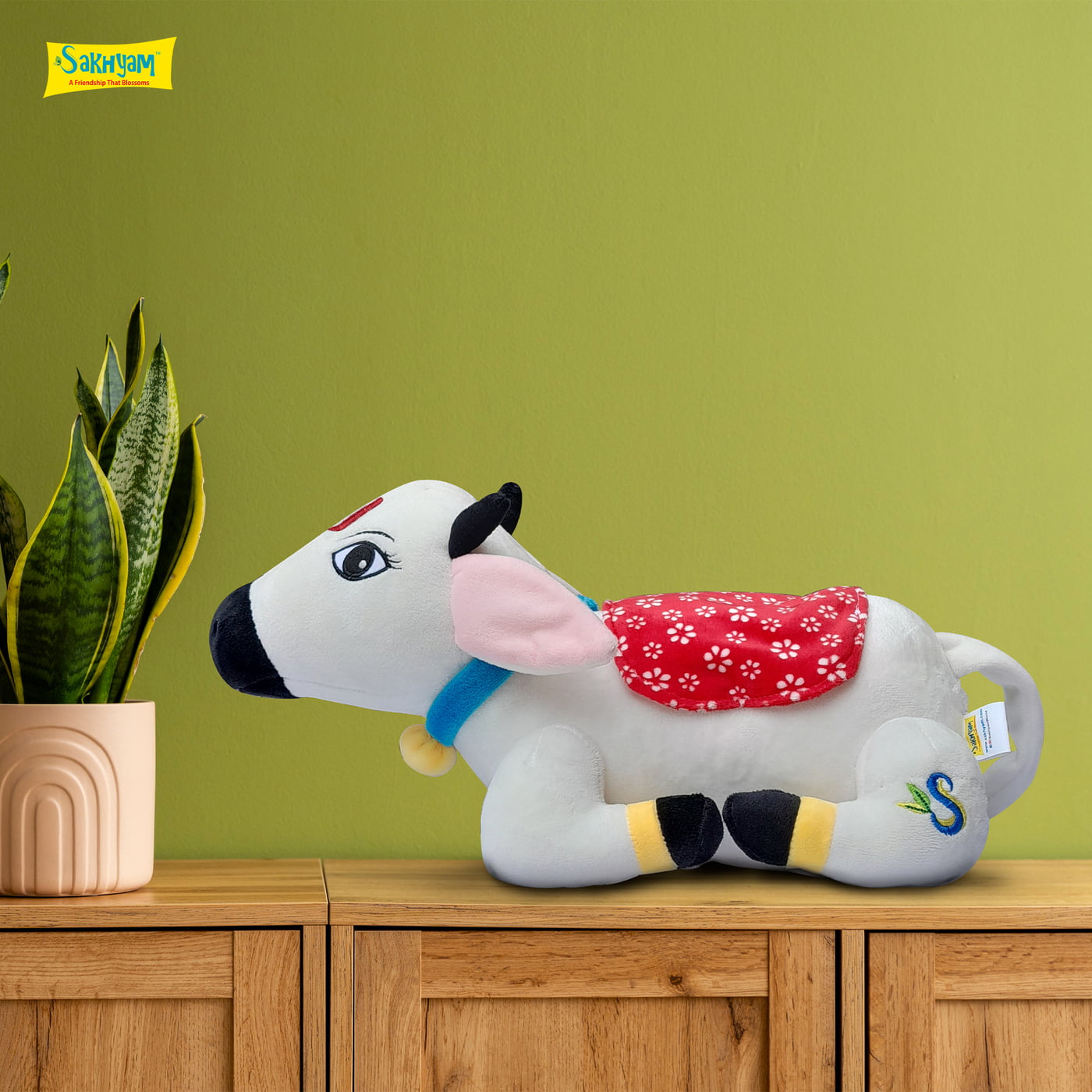 Surabhi Cows Soft Dolls [With Pocket]- 15.5 Inches