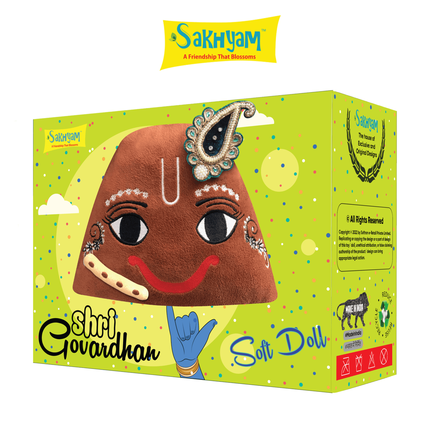 Sri Govardhan Soft Dolls- 10 Inches