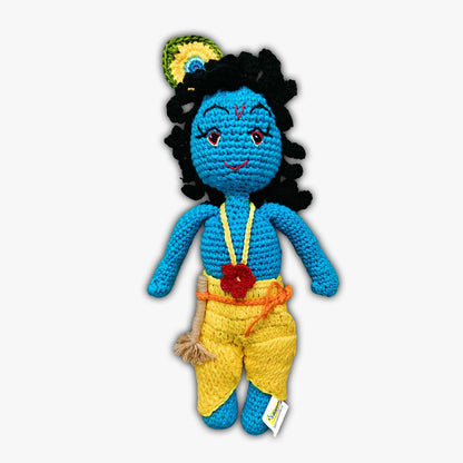 Crochet Krishna Doll [Height - 7 inches] [Handmade - Cotton thread]