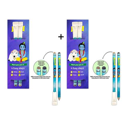 Gopal Plantable Pen- 2 Combos (4 Pens)